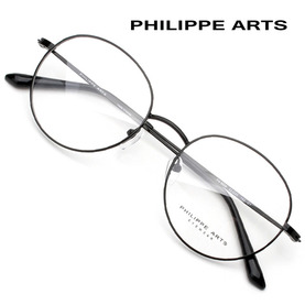 필립아츠 안경테 PA8006-C1 가벼운 동글이 메탈테 남자 여자 패션 안경 국내제작